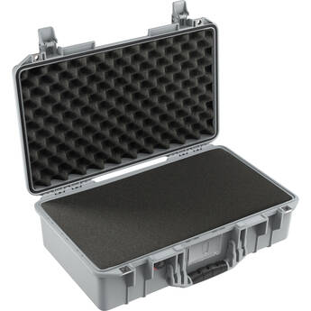 Pelican 1525AirWF Hard Carry Case with Foam Insert and Liner (Silver)
