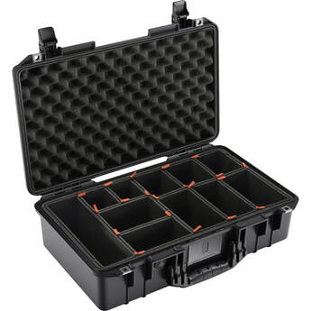 Pelican 1525TP Air Case with TrekPak Insert (Black)