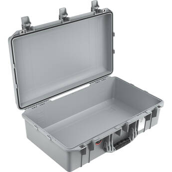 Pelican 1555AirNF Hard Carry Case with Liner, No Insert (Silver)