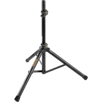Auray SS-25S Compact Height-Adjustable Steel Speaker Stand with Tripod Base