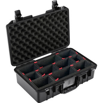 Pelican 1485AirTP Hard Carry Case with TrekPack Divider Insert (Black)