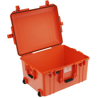 Pelican 1607AirNF Wheeled Hard Case with Liner, No Insert (Orange)