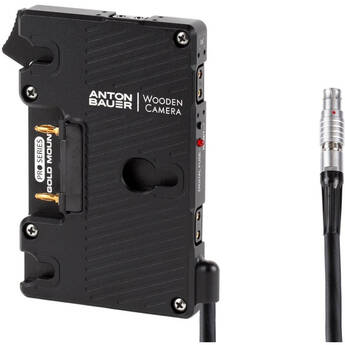 Anton/Bauer Pro Gold Mount Battery Bracket with Canon C Series 4-Pin LEMO-Type Output