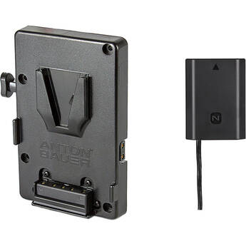 Anton/Bauer V-Mount Battery Bracket with P-Tap and Sony NP-FZ100 Dummy Battery Output