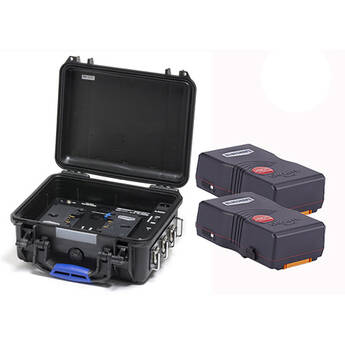 BLUESHAPE Rugged Mini Power Station Kit with 2 x 290Wh Batteries (Gold Mount)