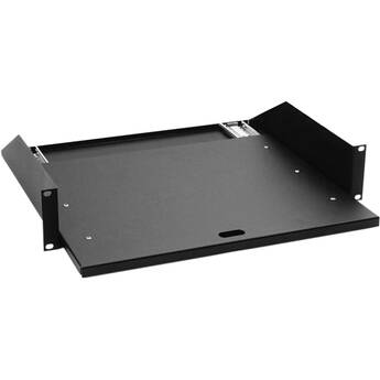 Adam Hall 19" Rack Tray with Drawer Slides (2 RU)