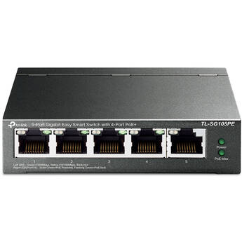 TP-Link TL-SG105PE 5-Port Gigabit PoE+ Compliant Unmanaged Switch