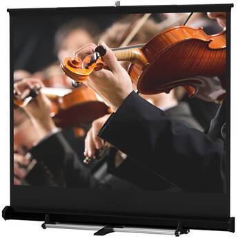 Da-Lite 93897 Floor Model C Portable Manual Front Projection Screen (12x12')