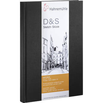 Hahnemuhle Portrait Stitched D&S Sketch Book (Black Cover, A4, 80 Sheets)