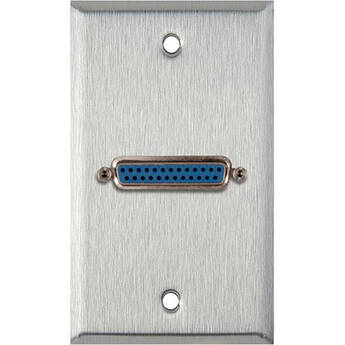 My Custom Shop 25-Pin D-Sub Wall Plate (White Lexan)