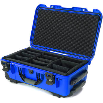 Nanuk 935 Wheeled Hard Case with Padded Dividers (Blue, 28.5L)