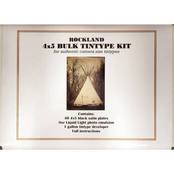 Rockland 4 x 5" Bulk Tintype Kit