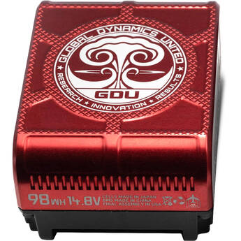 GLOBAL DYNAMICS UNITED 98Wh Mini V-Mount Battery (Red)