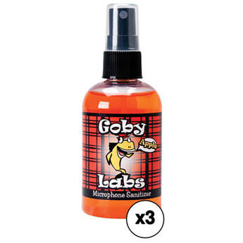 Goby Labs Sanitizer Spray for Microphones (3-Pack)
