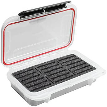 Elephant Elite Waterproof Hard Memory Card Case (Clear Case, Black Foam)