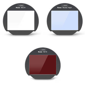 Kase 3-in-1 Clip-In Filter Set for Select FUJIFILM Mirrorless Cameras (Neutral Night/ND16/MCUV)