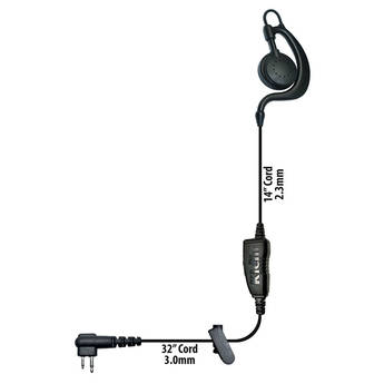 Klein Electronics Agent-M1 Single-Wire Earpiece with Motorola M1 2-Prong Connector