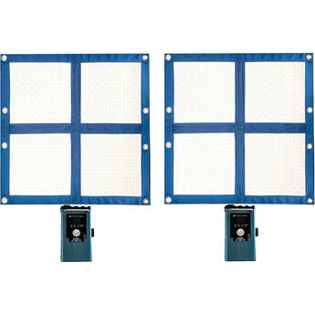 Intellytech LiteCloth 2.0 LC-160RGBWW Foldable 2 x 2 LED Two-Mat Kit (V-Mount)