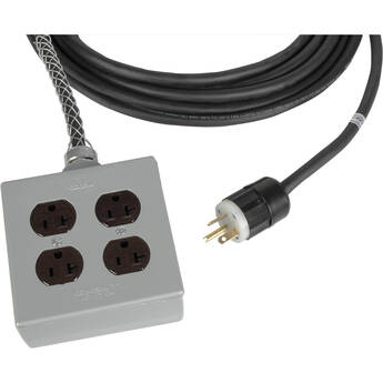 Laird Digital Cinema Stage Systems Heavy Duty 20A 12/3 AC Power Extension Cord with 4-Outlet Box (50')