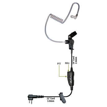 Klein Electronics Star-M1 Single-Wire Earpiece with Motorola 2-Prong Connector