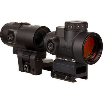 Trijicon 1x25 MRO HD Red Dot Sight & 3x Magnifier (Full Co-Witness Mount)