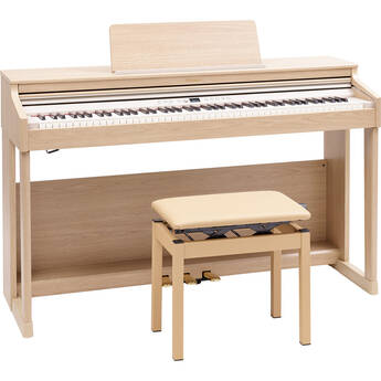 Roland RP701 88-Key Classic Digital Piano with Stand and Bench (Light Oak)