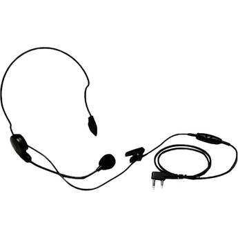 Kenwood KHS-22 Behind-the-Head Style Headset with Flexible Boom Mic / In-Line PTT