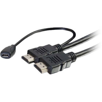 C2G High-Speed HDMI Cable with Built-In Power Inserter (10')