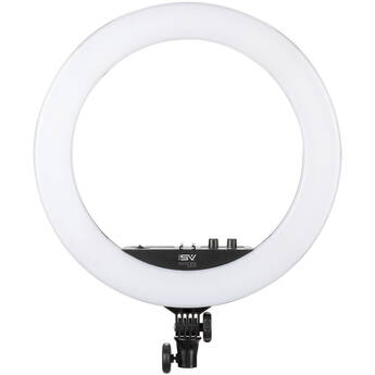 Smith-Victor Bi-Color LED Ring Light with Battery Bundle (17")