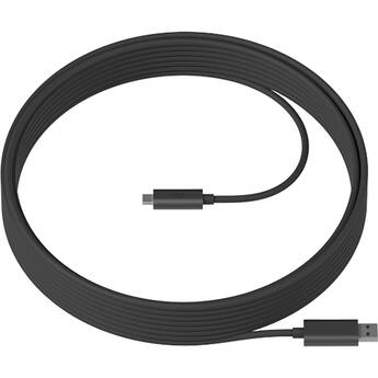 Logitech Strong USB 3.2 Gen 2 Type-A Male to USB Type-C Male Cable (32.8')