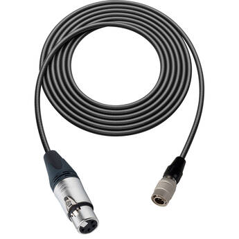 Laird Digital Cinema 4-Pin XLR Female to Hirose 4-Pin Male DC Out Power Cable for Professional Cameras (5')