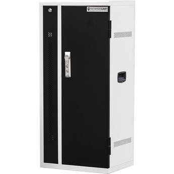 Power Technologies AC-VERT-24 24-Bay Secure Charging Cabinet for Laptops & Tablets