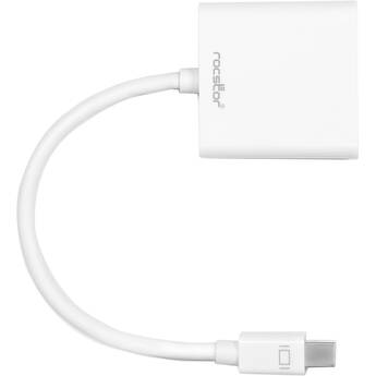 Rocstor Mini DisplayPort Male to DVI-I Female Adapter (5.9", White)