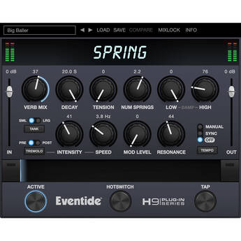 Eventide Spring H9 Series Mechanical Spring Reverb Plug-In (Download)