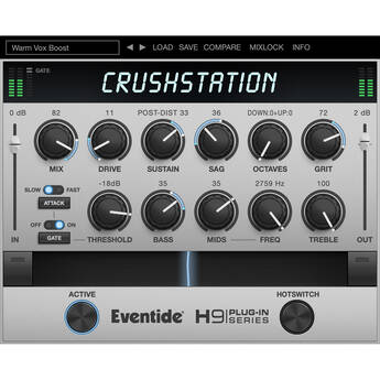Eventide CrushStation H9 Series Overdrive/Distortion Plug-In (Download)