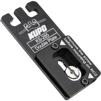 Kupo Double Cable Plate for Arca-Swiss And Manfrotto RC2