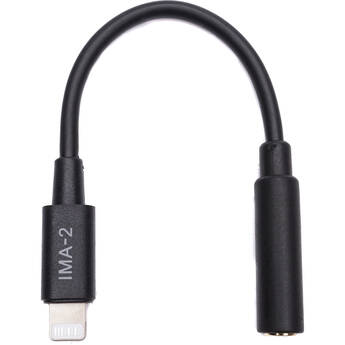 Movo Photo IMA-2 Female 3.5mm TRS to Lightning Microphone Adapter Cable (5.5")