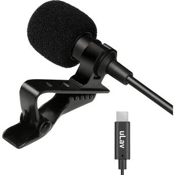 Movo Photo uLav Digital Omnidirectional Lavalier Microphone with USB Type-C Connector (6.6' Cable)