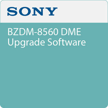Sony BZDM-8560 DME Upgrade Software