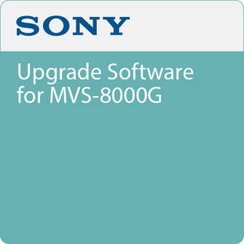 Sony Upgrade Software for MVS-8000G