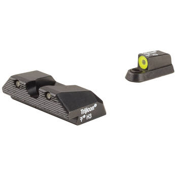 Trijicon HD Night Sights for CZ P-10 / P-10 C Optics Cut (Yellow Front Ring)