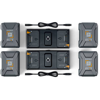 Litepanels 4x 26V 240Wh Battery Set for Dual Array Light Kit (Gold Mount Plus)