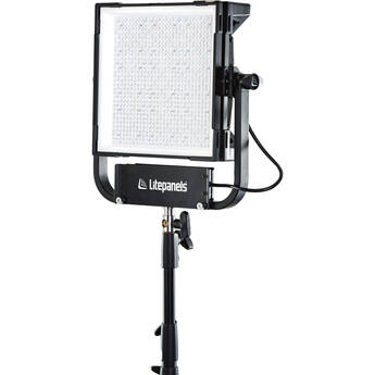 Litepanels Gemini 1x1 Hard RGB LED Light Panel (Pole-Operated Yoke, Bare Ends Power Cord)