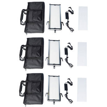 CAME-TV 1092B Bi-Color LED 3-Panel Kit