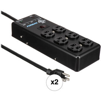 Furman SS-6B-PRO 6-Outlet Surge Protector (15', 2-Pack)