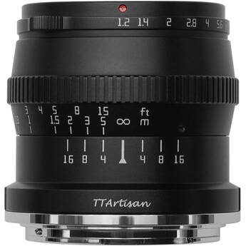 TTArtisan 50mm f/1.2 Lens for Nikon Z (Black)