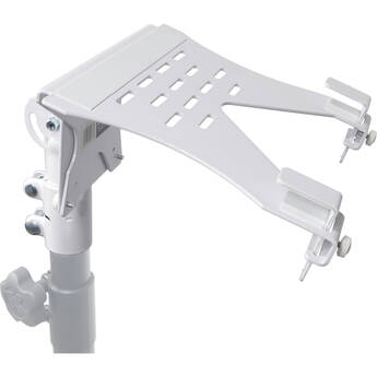 ProX X-LTF01 Laptop Shelf with 1-3/8" Pole Adapter for Speaker Stand or VESA Arm (White)