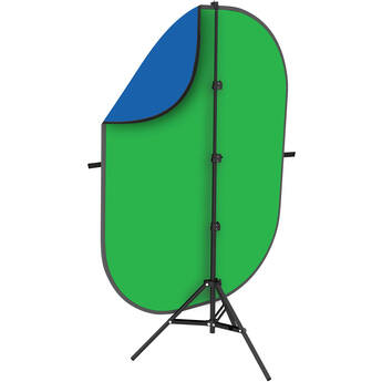 Angler Collapsible Background Kit (5 x 7', Chroma Blue/Green)