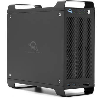 OWC ThunderBay Flex 8 116TB 8-Bay Thunderbolt 3 RAID Array (1 x 4TB U.2 SSD, 7 x 16TB HDDs)