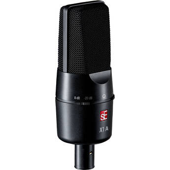 sE Electronics X1 A Medium-Diaphragm Cardioid Condenser Microphone (Black)